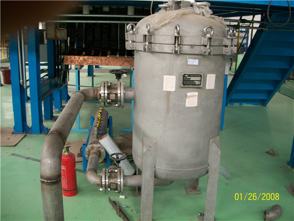 Stainless steel multi-bag filter