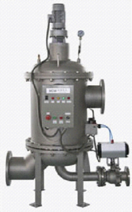 Automatic rotating arm backwash filter